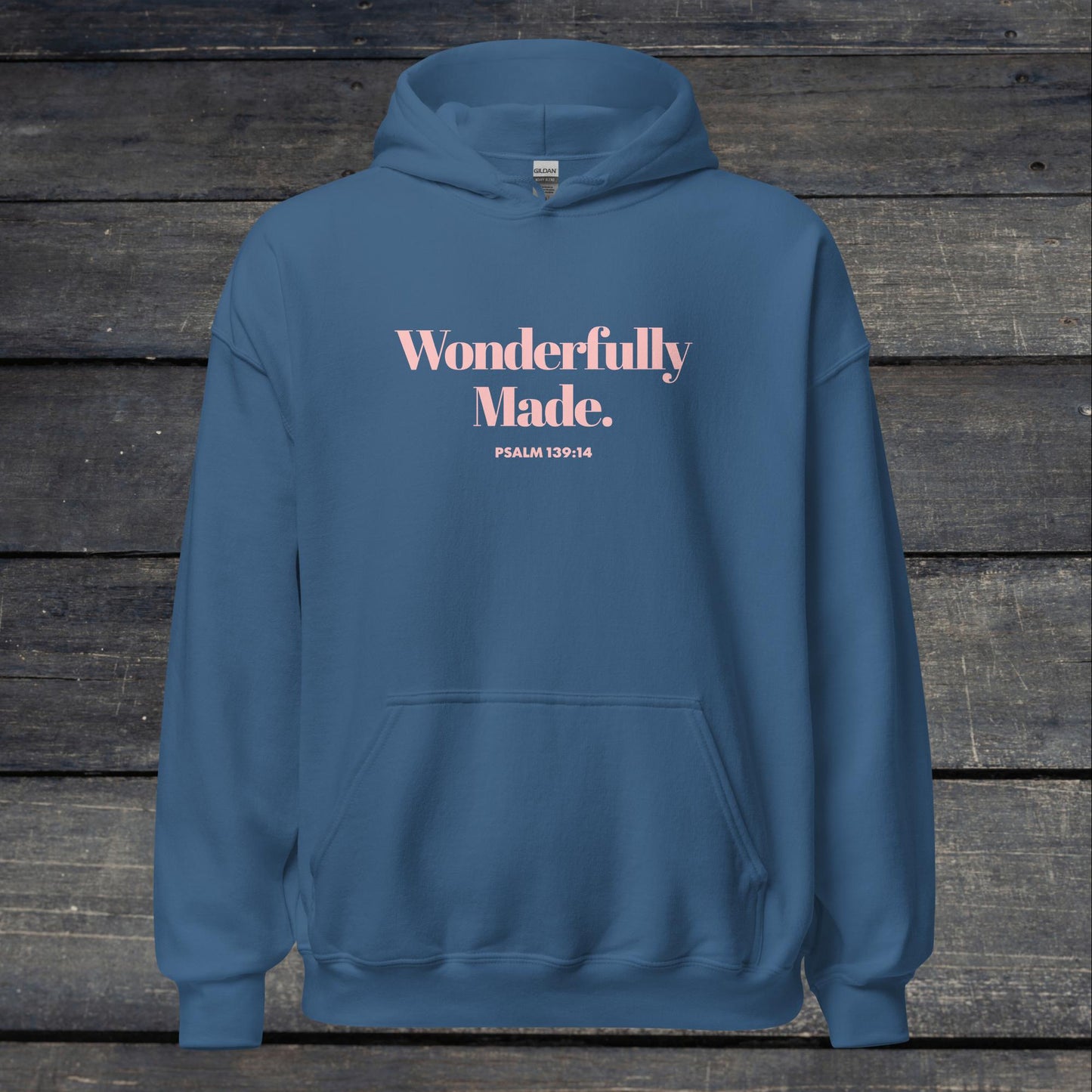 Wonderfully Made Hoodie Pink