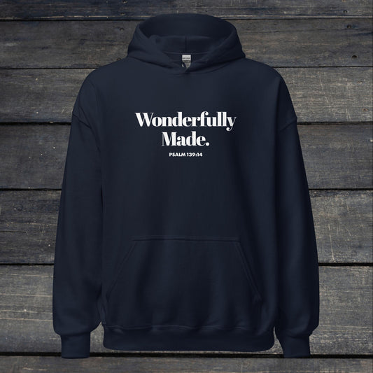 Wonderfully Made Hoodie White