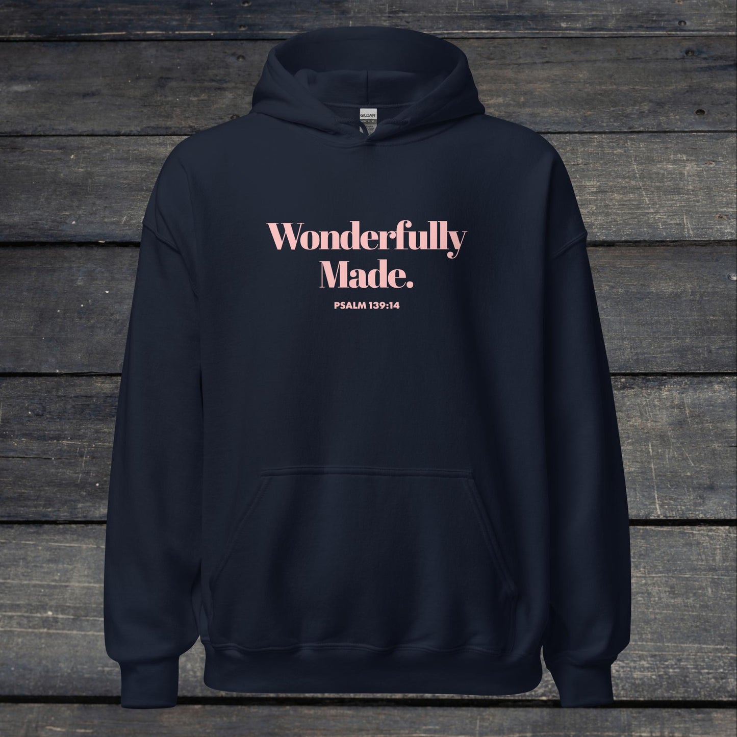 Wonderfully Made Hoodie Pink