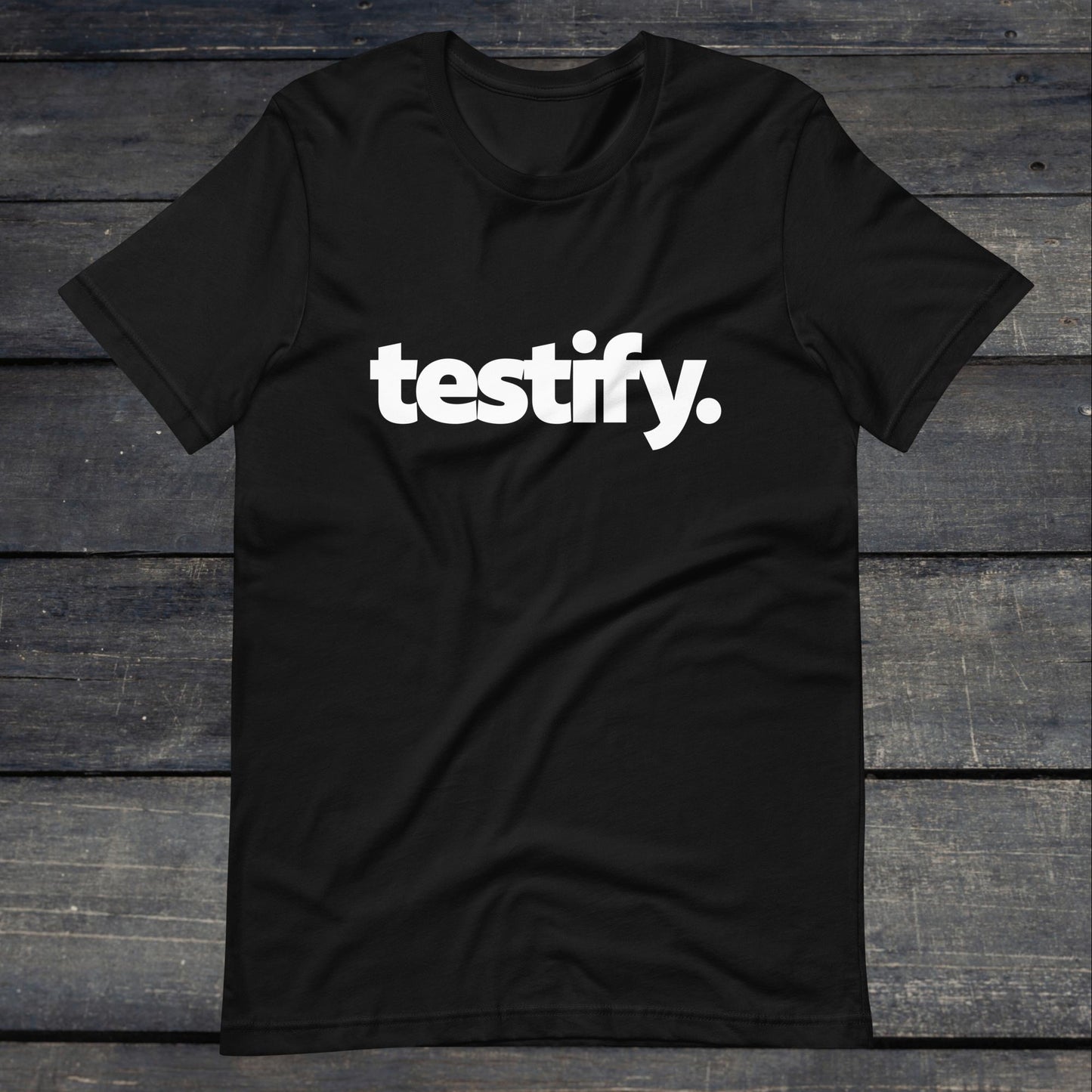 One Word Testify Unisex Tee