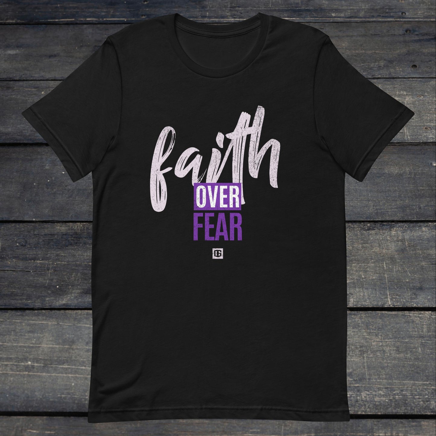 Faith Over Fear Unisex Tee (Lilac/Purple)