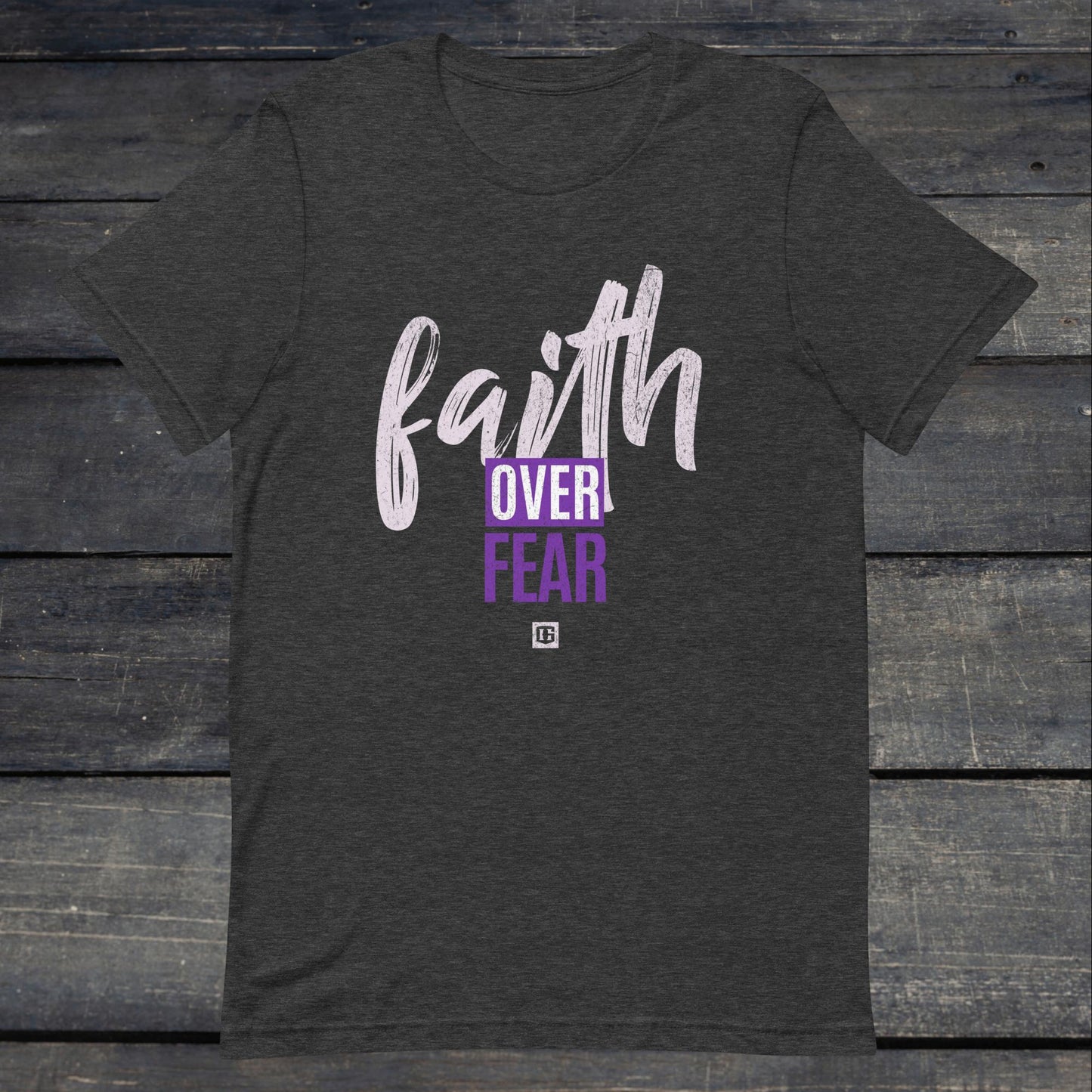 Faith Over Fear Unisex Tee (Lilac/Purple)