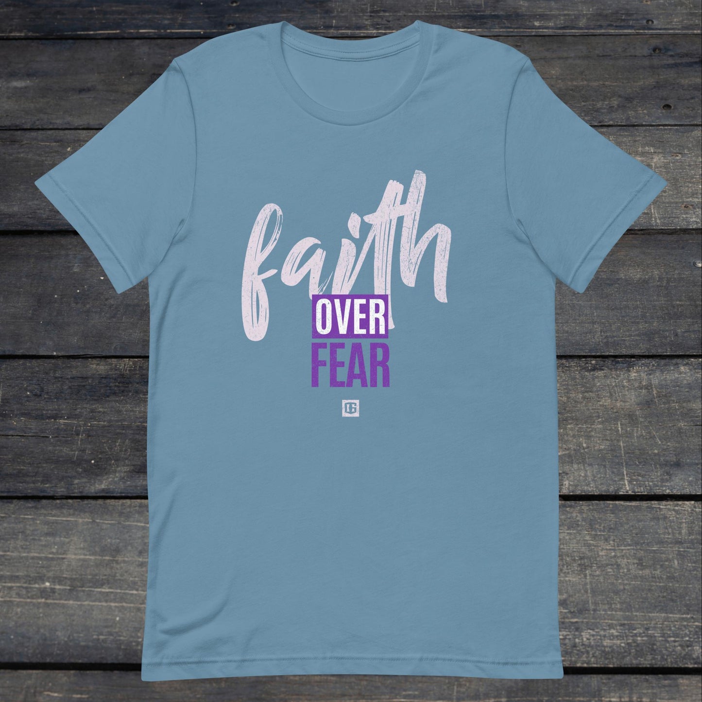 Faith Over Fear Unisex Tee (Lilac/Purple)