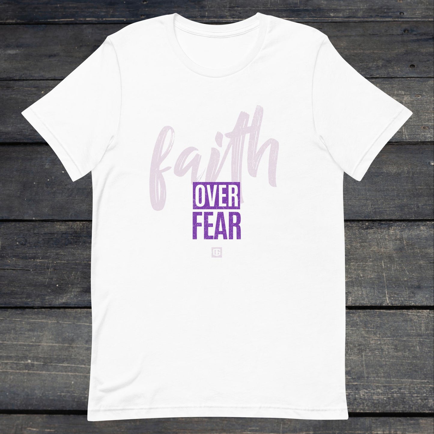 Faith Over Fear Unisex Tee (Lilac/Purple)